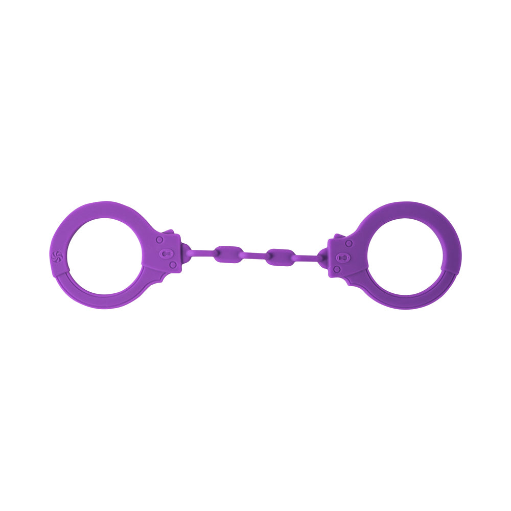 Lola Party Hard Suppression Silicone Handcuffs Purple