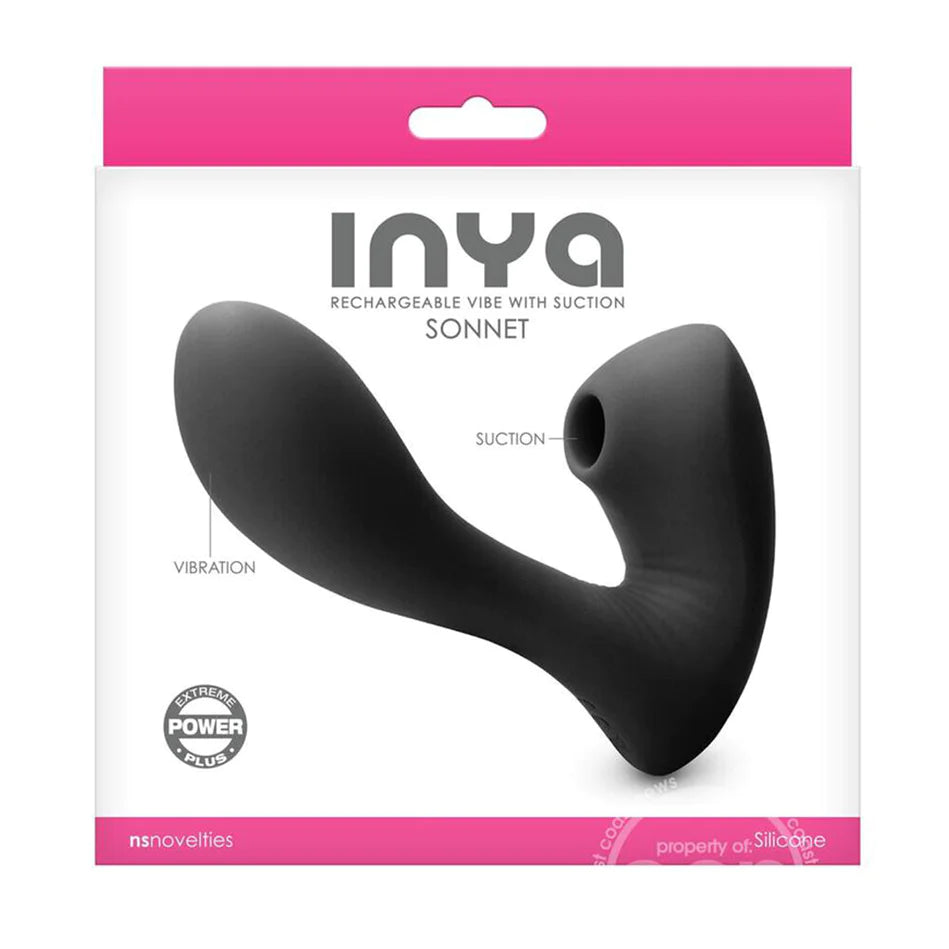 INYA Sonnet Rechargeable Vibrator With Clitoral Stimulation