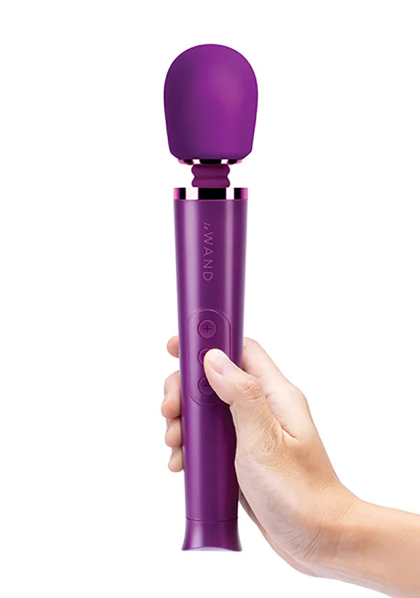 Le Wand Petite Rechargeable Vibrating Massager Dark Cherry