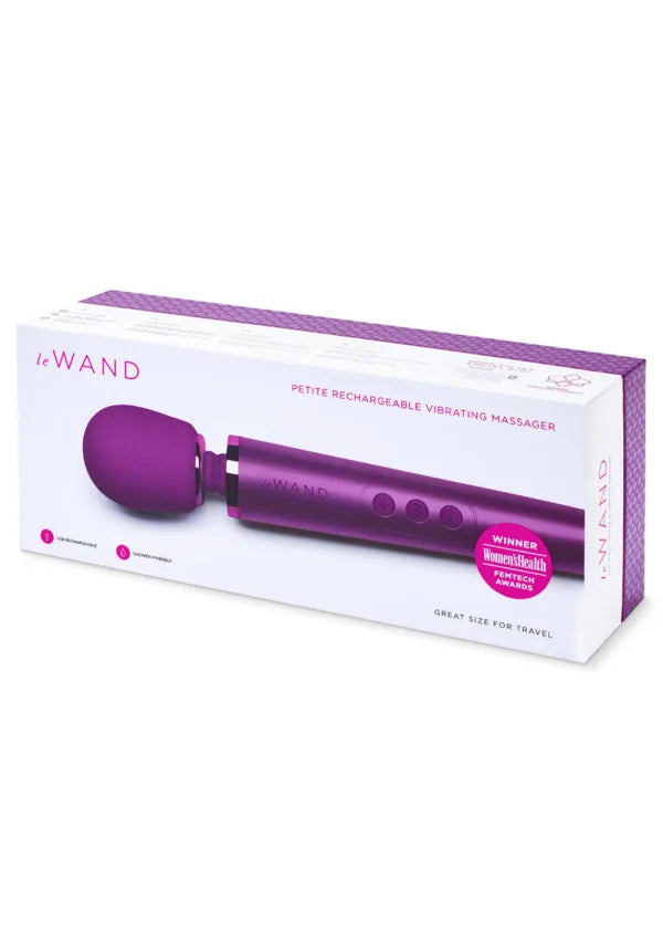 Le Wand Petite Rechargeable Vibrating Massager Dark Cherry