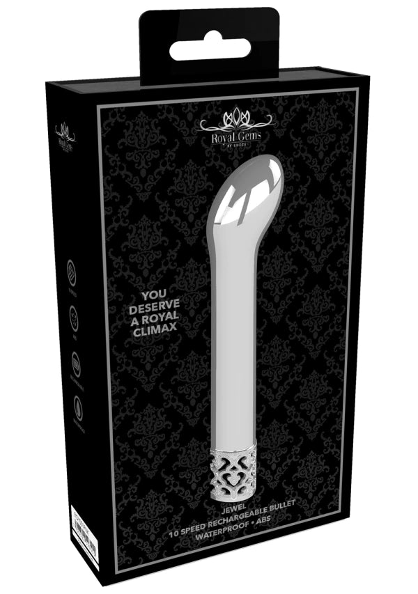 Royal Gems Jewel Rechargeable G Spot Bullet Rose Gold