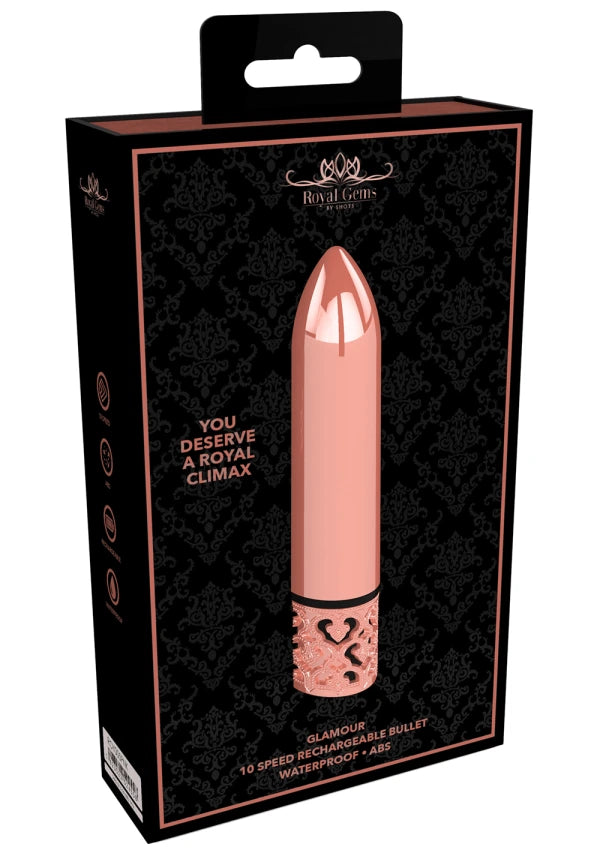 Royal Gems Glamour Rechargeable Bullet Pink