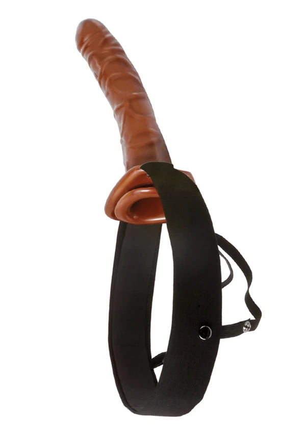 Fetish Fantasy Series 10 Inch Chocolate Dream Hollow Strap-On