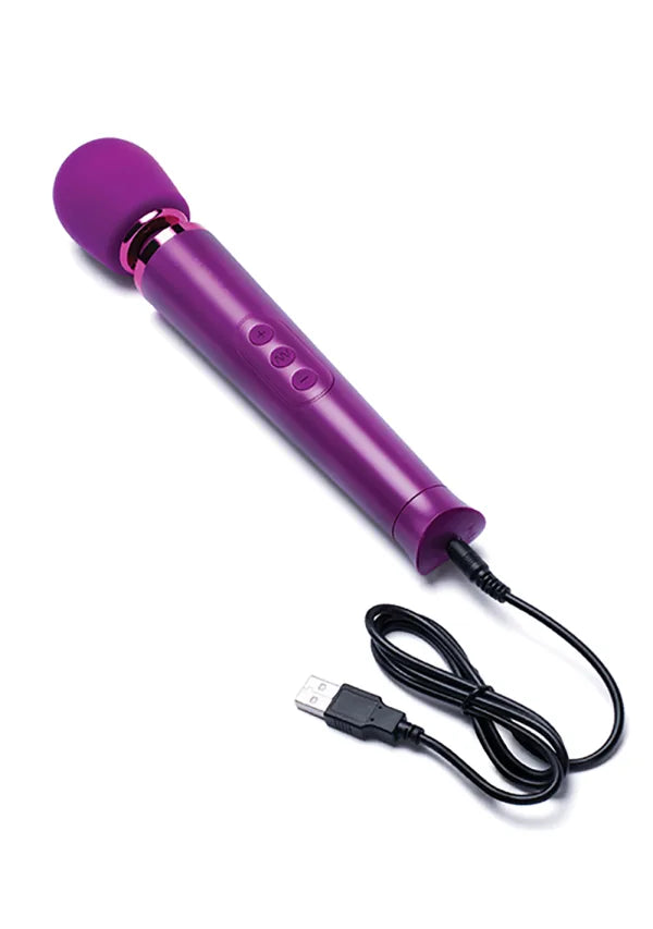 Le Wand Petite Rechargeable Vibrating Massager Dark Cherry