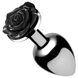 XR Booty Sparks Black Rose Anal Plug Medium