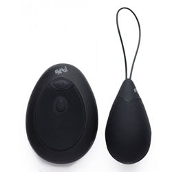 XR 10X Silicone Vibrating Egg Black