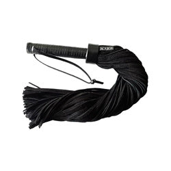 Rouge Leather Handle Suede Flogger