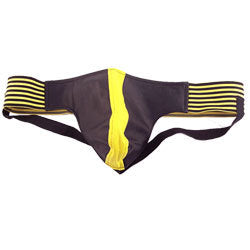 Rouge Garments Jock Black And Yellow