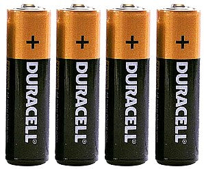 Duracell AAA Batteries x 4